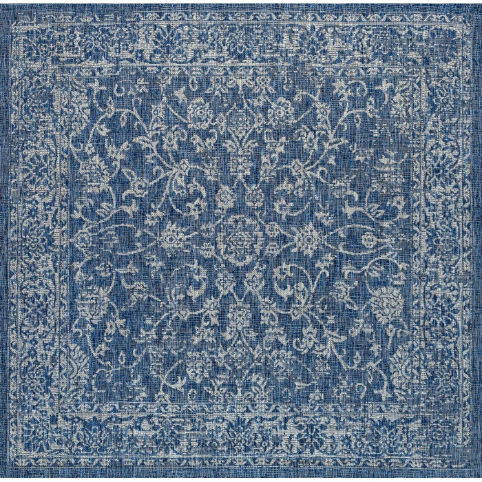 Jonathan Y SANTA MONICA Blue SMB100B 7ft.-9in. Square Rug