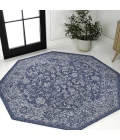 Jonathan Y SANTA MONICA Blue SMB100B 5ft.-3in. Octagon Rug