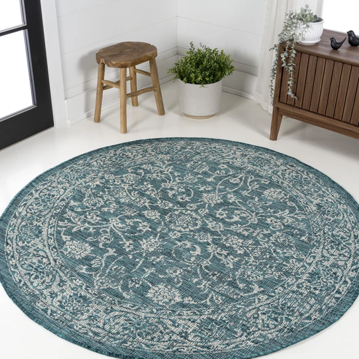 Jonathan Y SANTA MONICA Green SMB100C 3ft.-11in. Round Rug