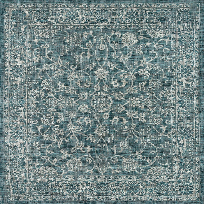 Jonathan Y SANTA MONICA Green SMB100C 3ft.-11in. Square Rug