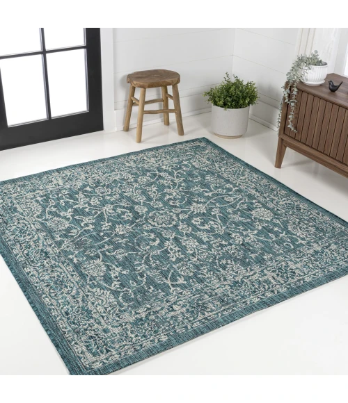 Jonathan Y SANTA MONICA Green SMB100C 3ft.-11in. Square Rug