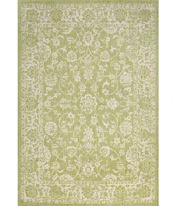 Jonathany Santa Monica SMB100D Green/Cream Area Rug 3 ft. 1 in. X 5 ft. Rectangle
