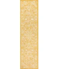 Tela Bohemian Textured Weave Floral Yellow/Cream 2 ft. x 8 ft. Indoor/Outdoor Runner Rug