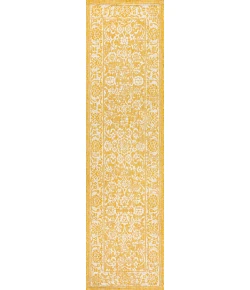 Jonathany Santa Monica SMB100E Yellow/Cream Area Rug 2 ft. 2 in. X 8 ft. Runner