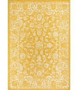 Jonathany Santa Monica SMB100E Yellow/Cream Area Rug 7 ft. 9 in. X 10 ft. Rectangle