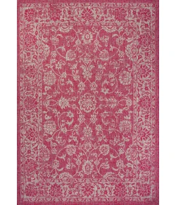 Jonathany Santa Monica SMB100G Fuchsia/Light Gray Area Rug 3 ft. 11 in. X 6 ft. Rectangle