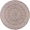 Jonathan Y SANTA MONICA Red SMB101A 6ft.7in. Round Rug
