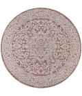 Jonathan Y SANTA MONICA Red SMB101A 7ft.-9in. Round Rug