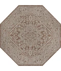 Jonathan Y SANTA MONICA Red SMB101A 5ft.-3in. Octagon Rug