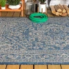 Jonathany Santa Monica SMB101B Navy/Gray Area Rug 3 ft. 11 in. X 6 ft. Rectangle