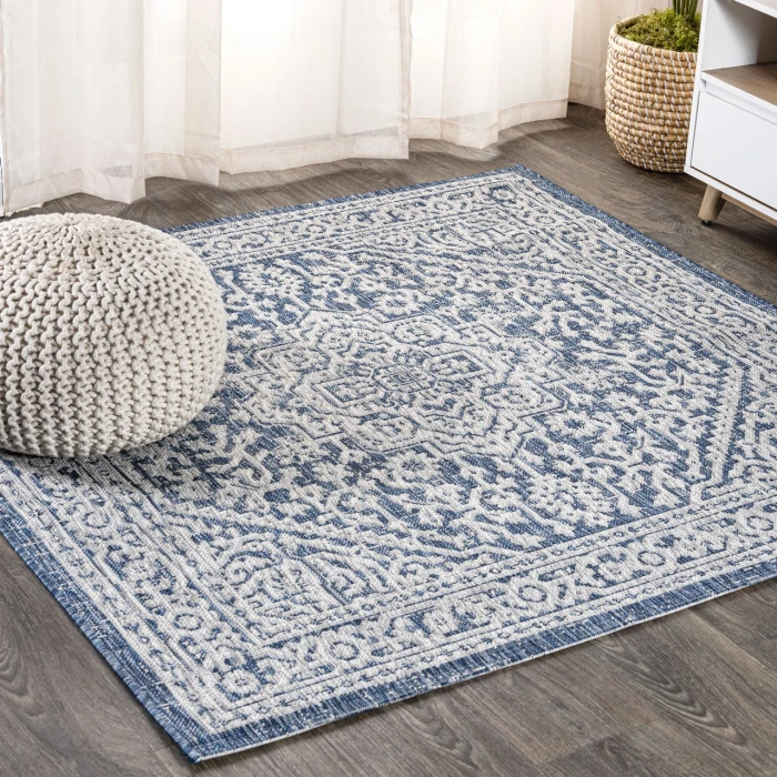 Jonathan Y SANTA MONICA Green SMB101C 9ft. Square Rug