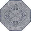 Jonathan Y SANTA MONICA Blue SMB101B 5ft.-3in. Octagon Rug