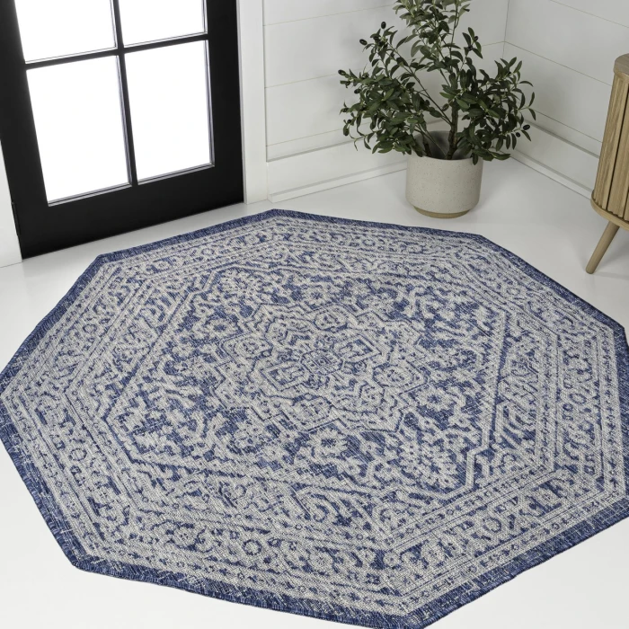 Jonathan Y SANTA MONICA Green SMB101C 7ft.-9in. Octagon Rug