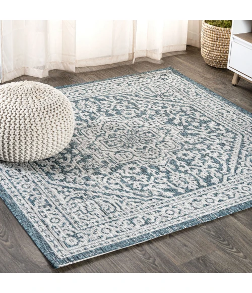 Jonathan Y SANTA MONICA Gray SMB101D 9ft. Square Rug