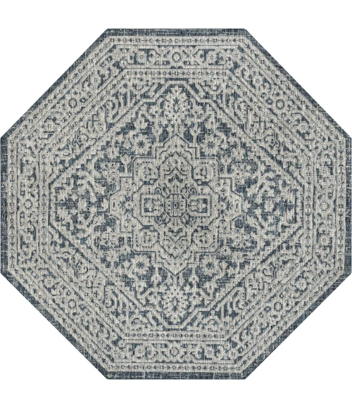 Jonathan Y SANTA MONICA Gray SMB101D 7ft.-9in. Octagon Rug
