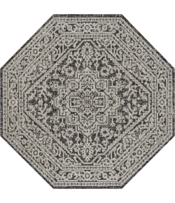 Jonathan Y SANTA MONICA Gray SMB101D 5ft.-3in. Octagon Rug