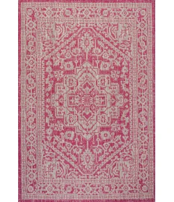 Jonathany Santa Monica SMB101G Fuchsia/Light Gray Area Rug 7 ft. 9 in. X 10 ft. Rectangle