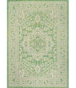 Jonathany Santa Monica SMB101H Cream/Green Area Rug 3 ft. 11 in. X 6 ft. Rectangle