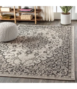Jonathany Santa Monica SMB102D Gray/Black Area Rug 3 ft. 11 in. X 6 ft. Rectangle