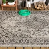 Jonathany Santa Monica SMB102D Gray/Black Area Rug 3 ft. 11 in. X 6 ft. Rectangle