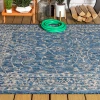 Jonathany Santa Monica SMB103A Navy/Gray Area Rug 3 ft. 11 in. X 6 ft. Rectangle