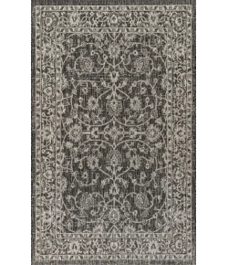 Jonathany Santa Monica SMB103C Black/Gray Area Rug 7 ft. 9 in. X 10 ft. Rectangle