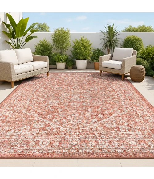 Jonathan Y SANTA MONICA Red SMB104A 6ft. X 9ft. Rect. Rug