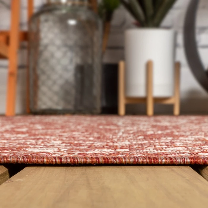 Jonathan Y SANTA MONICA Red SMB104A 7ft.-9in. Square Rug