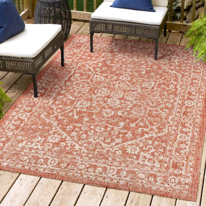 Jonathan Y SANTA MONICA Red SMB104A 6ft. X 9ft. Rect. Rug
