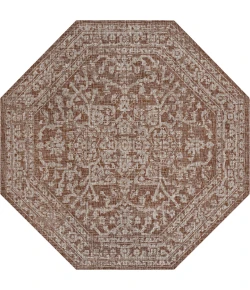 Jonathan Y SANTA MONICA Red SMB104A 5ft.-3in. Octagon Rug