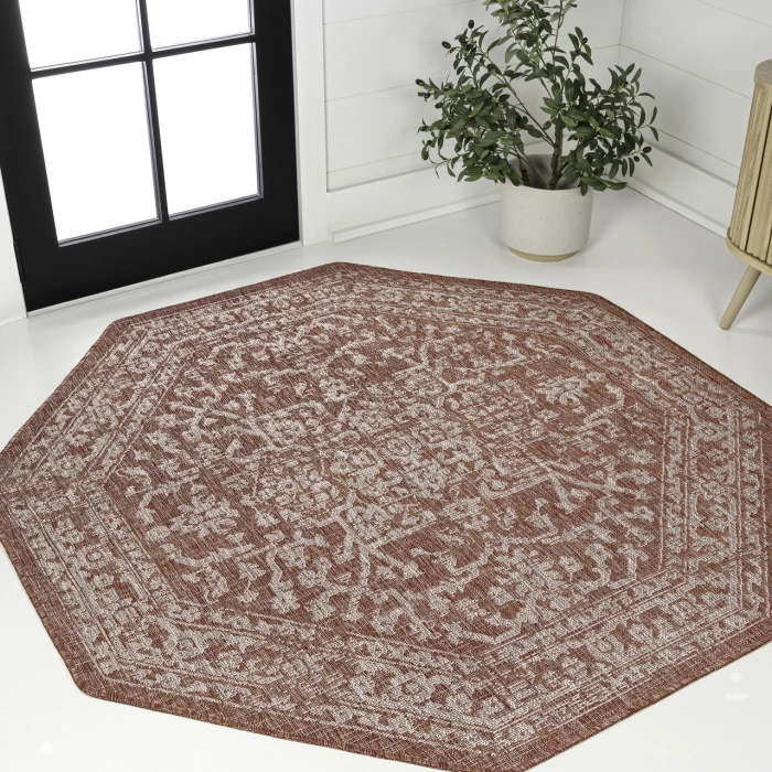Jonathan Y SANTA MONICA Green SMB104B 7ft.-9in. Octagon Rug