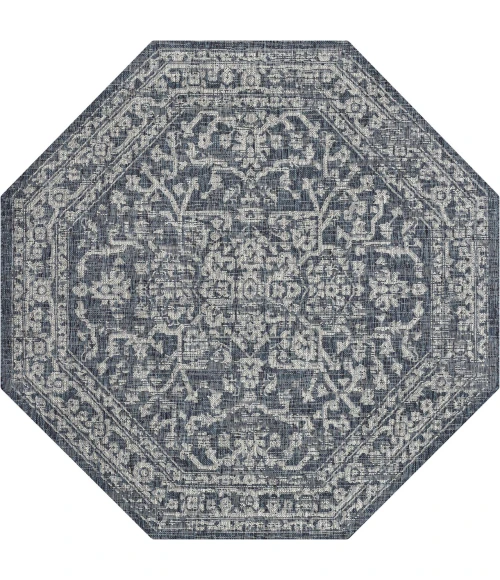 Jonathan Y SANTA MONICA Black SMB104C 7ft.-9in. Octagon Rug