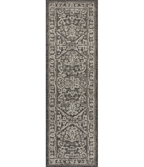 Jonathan Y SANTA MONICA Black SMB104C 2ft.-2in. X 10ft. Rect. Rug
