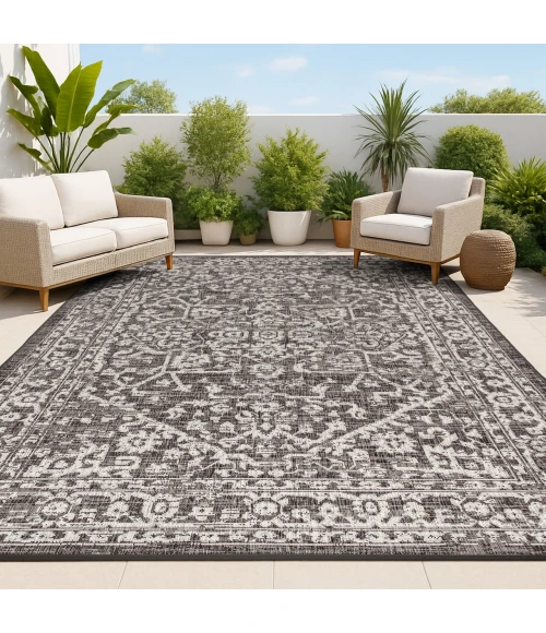 Jonathan Y SANTA MONICA Black SMB104C 10ft. X 14ft. Rect. Rug