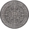 Jonathan Y SANTA MONICA Black SMB104C 6ft.7in. Round Rug