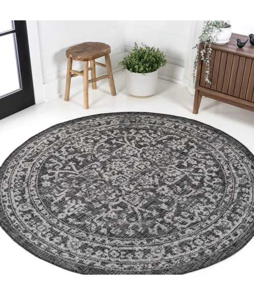 Jonathan Y SANTA MONICA Black SMB104C 7ft.-9in. Round Rug