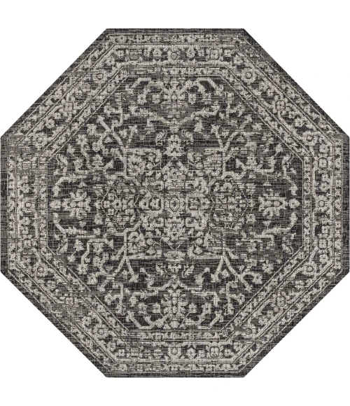 Jonathan Y SANTA MONICA Black SMB104C 5ft.-3in. Octagon Rug