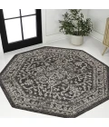 Jonathan Y SANTA MONICA Black SMB104C 5ft.-3in. Octagon Rug