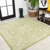 Jonathany Santa Monica SMB104D Green/Cream Area Rug 5 ft. 3 in. X 5 ft. 3 in. Square
