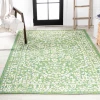 Jonathany Santa Monica SMB104F Cream/Green Area Rug 7 ft. 9 in. X 10 ft. Rectangle