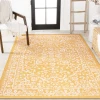 Jonathany Santa Monica SMB104G Yellow/Cream Area Rug 7 ft. 9 in. X 10 ft. Rectangle