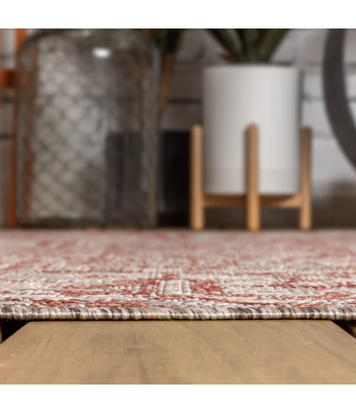 Jonathan Y SANTA MONICA Red SMB105A 3ft.-1in. Square Rug