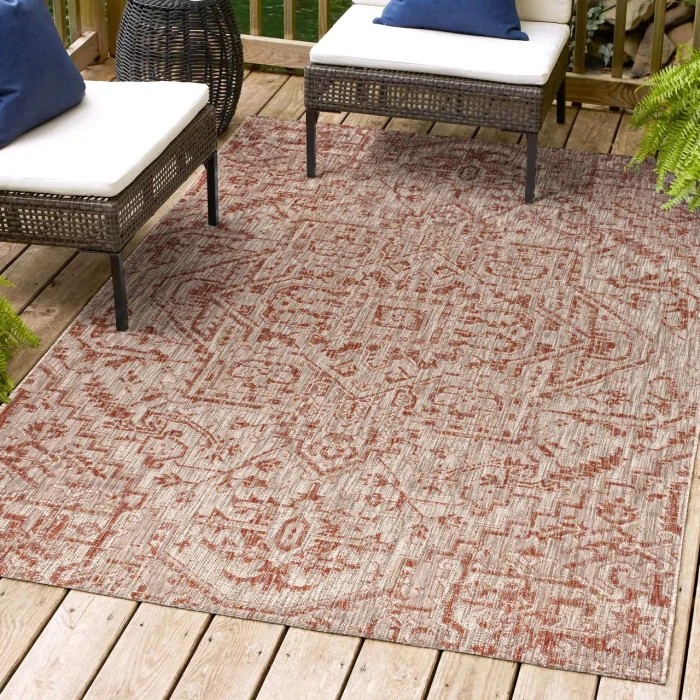 Jonathan Y SANTA MONICA Red SMB105A 10ft. X 14ft. Rect. Rug