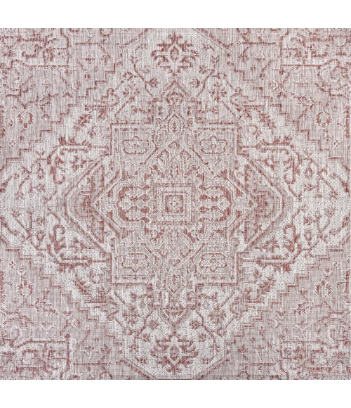 Jonathan Y SANTA MONICA Red SMB105A 3ft.-1in. Square Rug