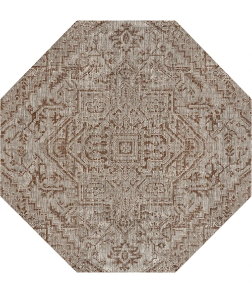 Jonathan Y SANTA MONICA Red SMB105A 5ft.-3in. Octagon Rug