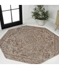 Jonathan Y SANTA MONICA Red SMB105A 5ft.-3in. Octagon Rug