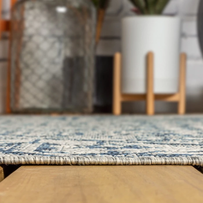 Jonathan Y SANTA MONICA Black SMB107A 9ft. Square Rug