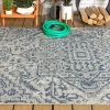 Jonathany Santa Monica SMB105B Navy/Gray Area Rug 3 ft. 11 in. X 6 ft. Rectangle