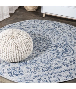 Jonathan Y SANTA MONICA Blue SMB105B 6ft.7in. Round Rug