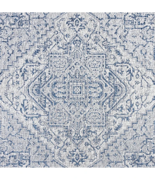 Jonathan Y SANTA MONICA Blue SMB105B 3ft.-1in. Square Rug